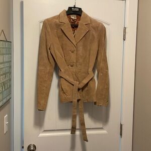 Wilsons Leather Tan Women's Blazer